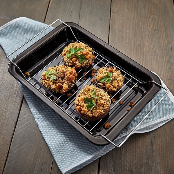 The Judge Ovenware Enamel Grill Tray with Rack…